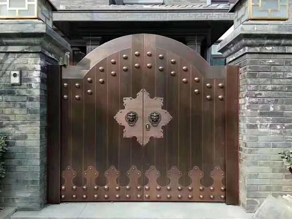 沈陽銅門玄關的設置技巧