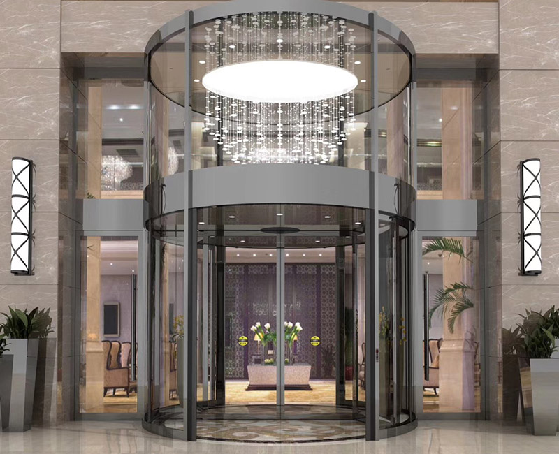 沈陽銅旋轉門案例