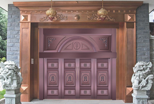 沈陽銅門淺談高端銅門與低端銅門的主要區別